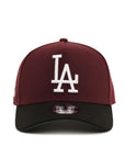 Los Angeles Dodgers Maroon Black 2 Tone 1st World Series SP 9Forty A-Frame Snapback