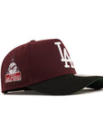 Los Angeles Dodgers Maroon Black 2 Tone 1st World Series SP 9Forty A-Frame Snapback