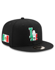 Los Angeles Dodgers Black Mexico Flag SP 9Fifty Snapback