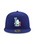 Los Angeles Dodgers Royal Mexico Flag SP 9Fifty Snapback
