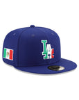 Los Angeles Dodgers Royal Mexico Flag SP 9Fifty Snapback