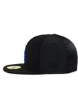 Los Angeles Dodgers Black Multi-Fabric 60th Anniversary SP 59Fifty Fitted