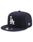 Los Angeles Dodgers Navy On White 9Fifty Snapback