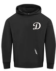 Pro Standard Los Angeles Dodgers Old English Wingspan Drop Shoulder Black Hoody