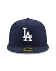 Los Angeles Dodgers Oceanside Blue On White 59Fifty Fitted