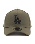 Los Angeles Dodgers Olive On Black 9Forty A-Frame Snapback