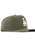 Los Angeles Dodgers Olive Green 9Fifty A-Frame Snapback