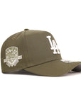 Los Angeles Dodgers Olive Green 50th Anniversary SP 9Forty A-Frame Snapback