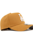 Los Angeles Dodgers Tan On White 9Forty A-Frame Snapback