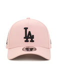 Los Angeles Dodgers Pink On Black 2024 World Series Champions SP 9Forty A-Frame Snapback