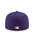 Los Angeles Dodgers Purple On White 59Fifty Fitted