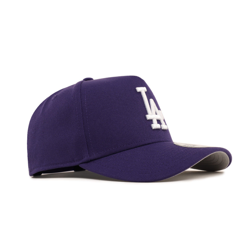 Caps New Era Los Angeles Dodgers 9FORTY Two-Tone A-Frame Adjustable Cap Dark Purple