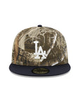 Los Angeles Dodgers Real Tree Navy 2 Tone 60th Anniversary SP 59Fifty Fitted