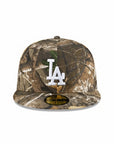 Los Angeles Dodgers Real Tree On White 59Fifty Fitted