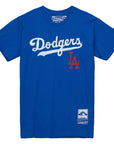 Mitchell & Ness Los Angeles Dodgers Royal Multi-Logo Tee