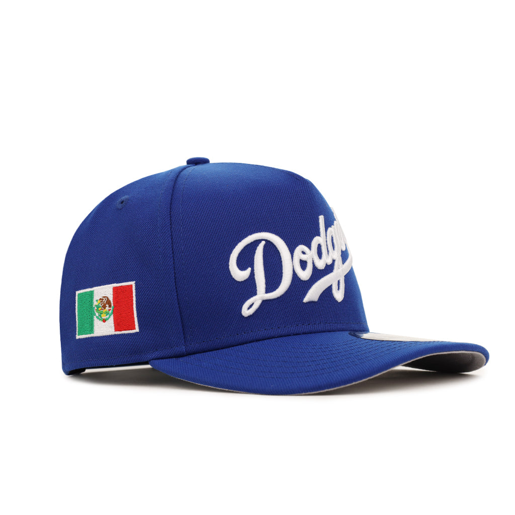 Los Angeles Dodgers Wordmark Mexico Flag SP 9Fifty A-Frame
