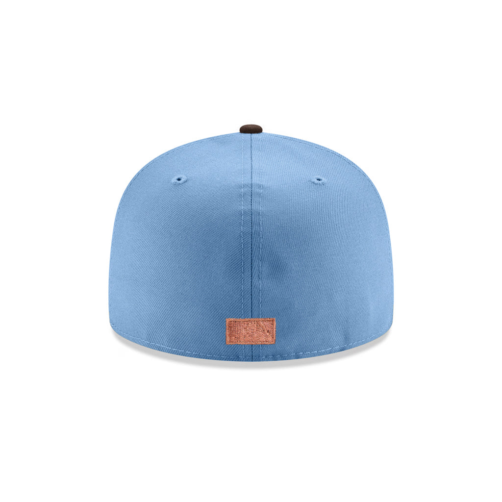 Los Angeles Dodgers Sky Blue Brown 2 Tone 40th Anniversary SP 59Fifty Fitted
