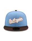 Los Angeles Dodgers Sky Blue Brown 2 Tone 40th Anniversary SP 59Fifty Fitted