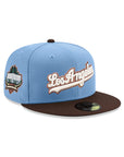 Los Angeles Dodgers Sky Blue Brown 2 Tone 40th Anniversary SP 59Fifty Fitted