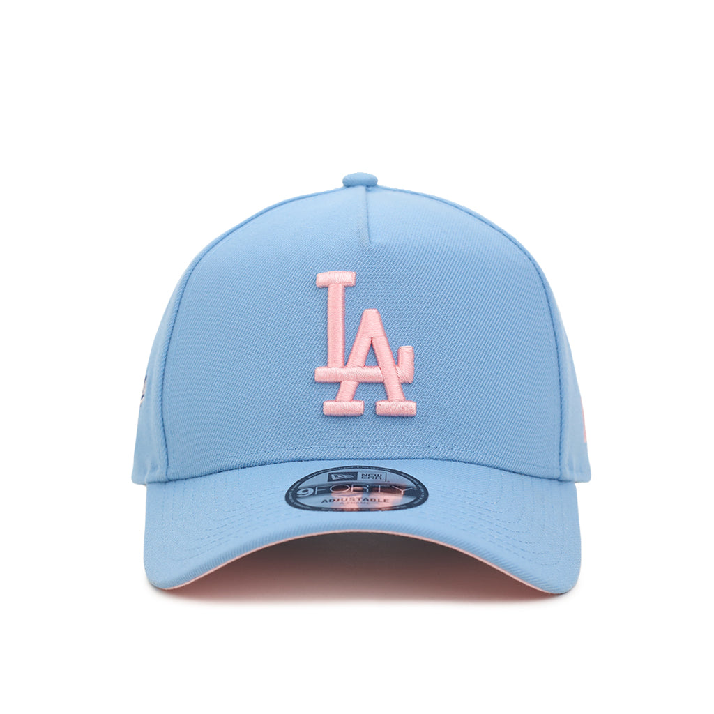 Los Angeles Dodgers Sky Blue On Pink 1988 World Series SP 9Forty A