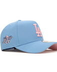 Los Angeles Dodgers Sky Blue On Pink 1988 World Series SP 9Forty A-Frame Snapback