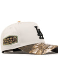 Los Angeles Dodgers Stone Real Tree 2 Tone Stadium SP 9Forty A-Frame Snapback