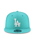 Los Angeles Dodgers Teal On White 59Fifty Fitted