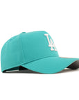 Los Angeles Dodgers Teal On White 9Forty A-Frame Snapback