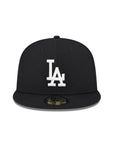 Los Angeles Dodgers Black On White Trucker 59Fifty Fitted