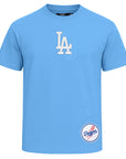 Pro Standard Los Angeles Dodgers Wingspan Drop Shoulder University Blue White Tee