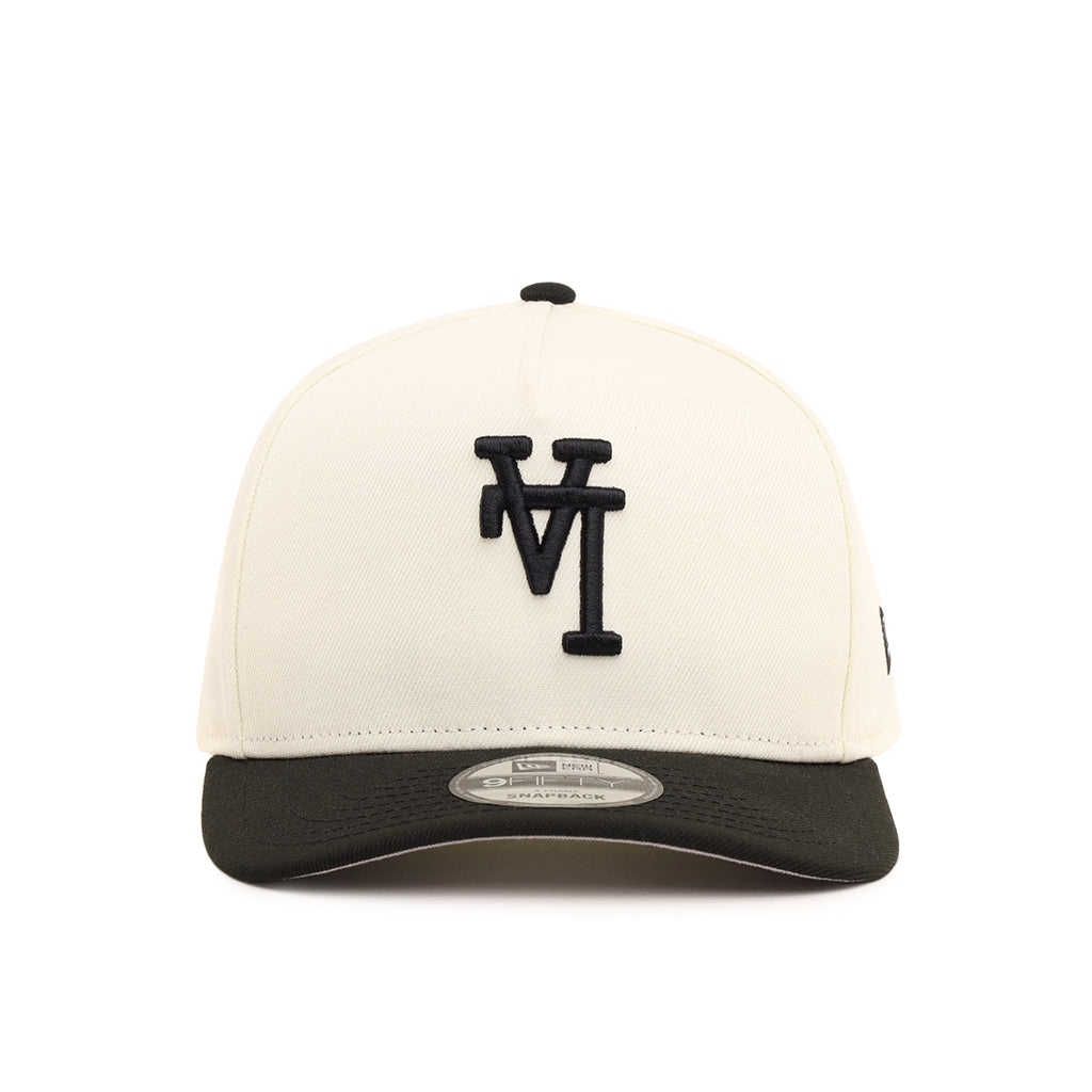 Los Angeles Dodgers Upside Down Chrome Black 2 Tone 9Fifty A-Frame Snapback