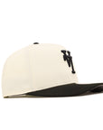 Los Angeles Dodgers Upside Down Chrome Black 2 Tone 9Fifty A-Frame Snapback