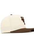 Los Angeles Dodgers Upside Down Chrome Brown 2 Tone 9Fifty A-Frame Snapback