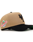 Los Angeles Dodgers Khaki Black Corduroy Upside Down 1988 World Series SP 9Forty A-Frame Snapback