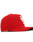 Los Angeles Dodgers Upside Down Scarlet Red On White 9Fifty A-Frame Snapback