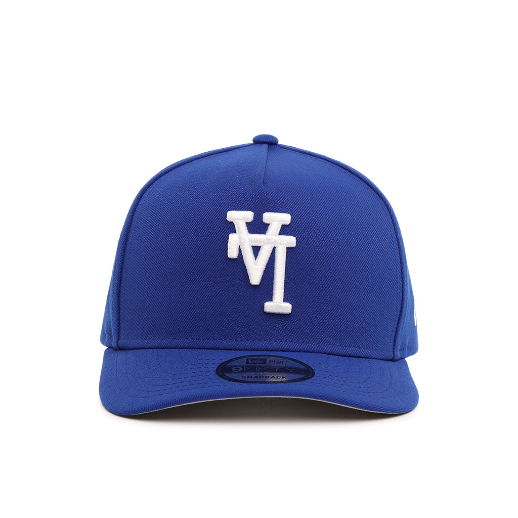 Los Angeles Dodgers Upside Down Light Royal On White 9Fifty A-Frame Snapback
