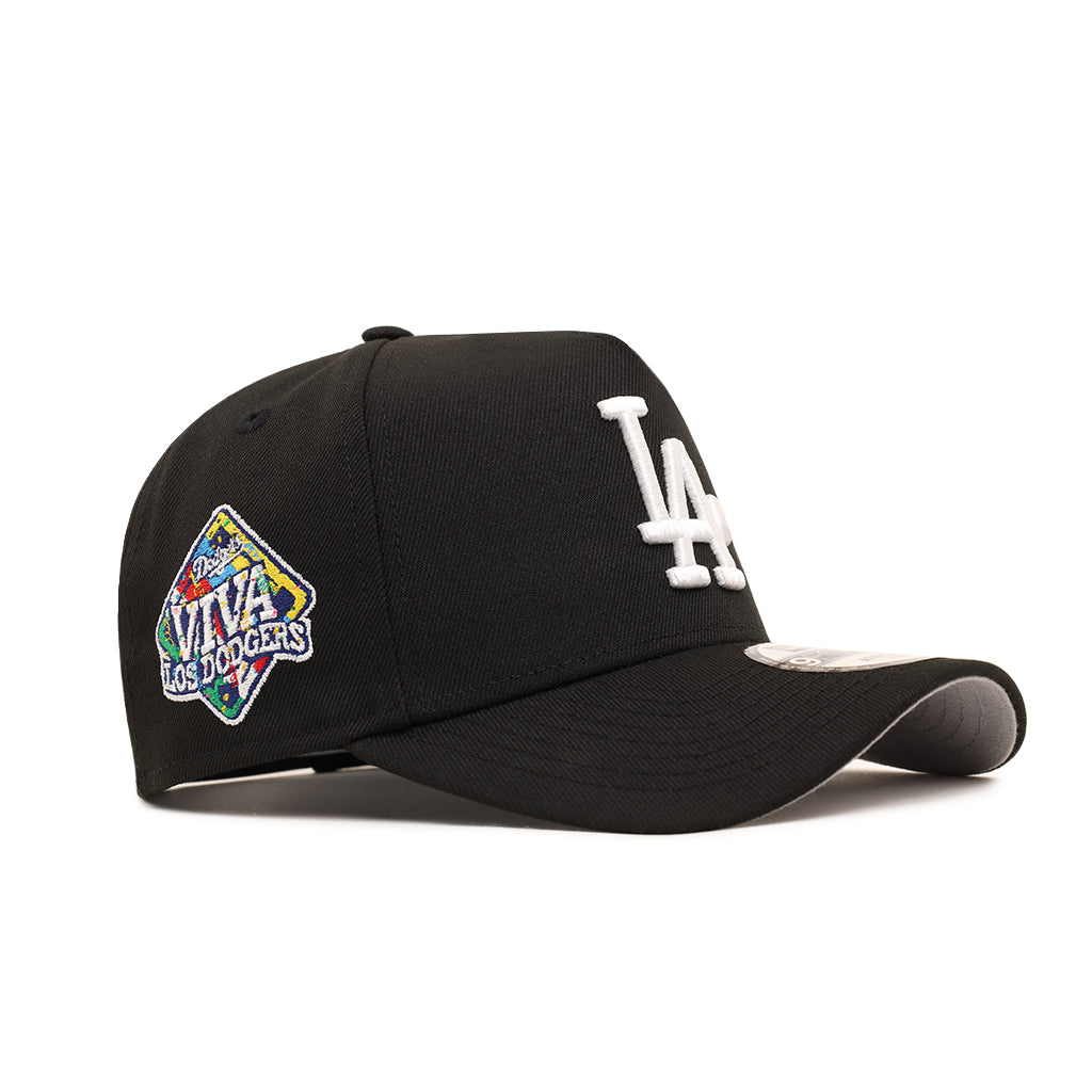 Viva Los Dodgers Trucker Hat Los Angeles Dodgers Chrome and Navy  main image 3