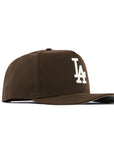 Los Angeles Dodgers Walnut 9Fifty A-Frame Snapback