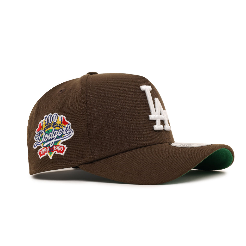 LAロゴ ストーン付き ブラウンキャップ 9FORTY Los Angeles Dodgers Walnut Brown 100th Anniversary SP 9Forty A