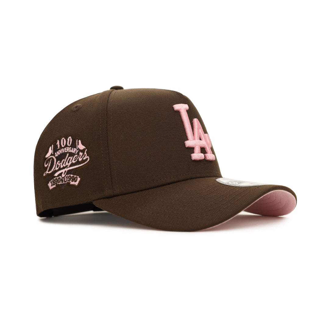Los Angeles Dodgers Brown On Pink 100th Anniversary SP 9Forty A