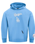 Pro Standard Los Angeles Dodgers Wingspan Drop Shoulder University Blue White Hoody
