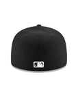 Los Angeles Dodgers Wordmark Script Black on White MLB 59Fifty Fitted Hat