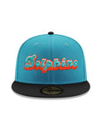 Miami Dolphins Teal Black 2 Tone 25th Anniversary SP 59Fifty Fitted