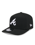 Atlanta Braves Black On White 9Fifty A-Frame Snapback