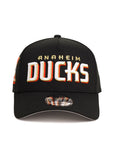 Anaheim Ducks Black Wordmark 10th Anniversary SP NHL 9Forty A-Frame Snapback
