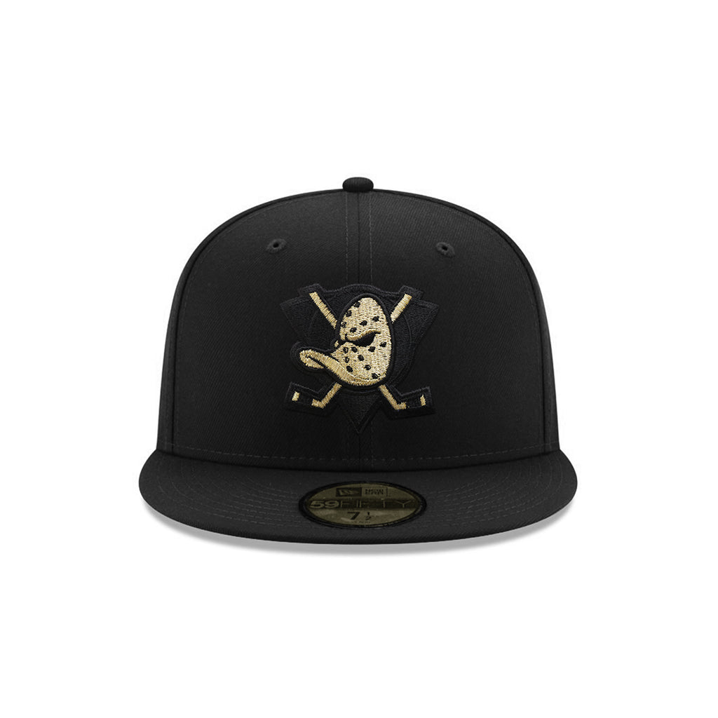 Anaheim Ducks Black Gold 10th Anniversary SP NHL 59Fifty Fitted