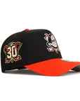 Anaheim Ducks Black Orange 2 Tone 30th Anniversary SP NHL 9Forty A-Frame Snapback