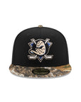Anaheim Ducks Black Real Tree 10th Anniversary SP 59Fifty Fitted
