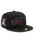 Anaheim Ducks Wordmark Black 10th Anniversary SP NHL 59Fifty Fitted