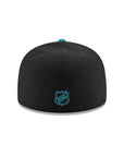 Anaheim Ducks Black Teal 2 Tone Inaugural Season SP NHL 59Fifty Fitted